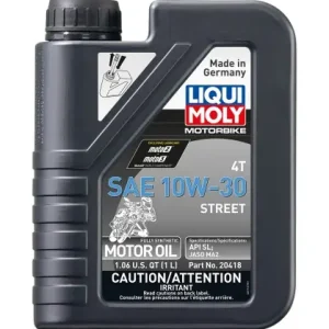 Liqui Moly 4T Synthetic Street Engine Oil Order Now