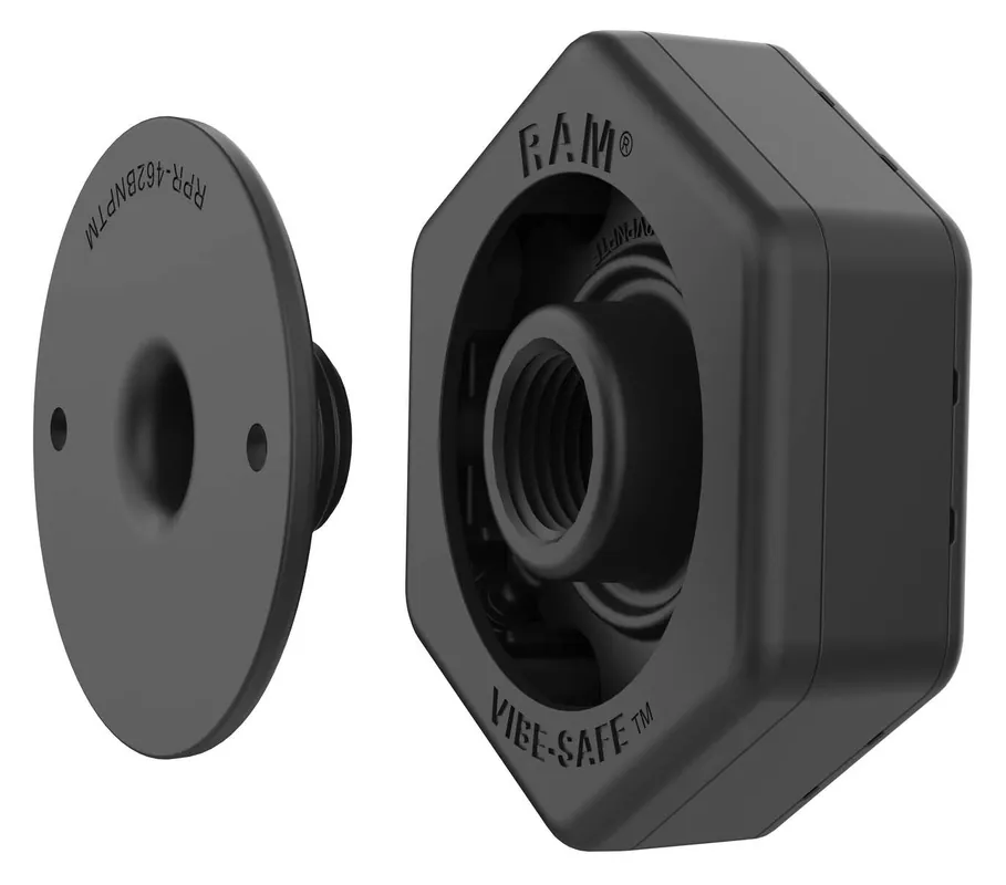 Fresh Stock RAM Mounts Vibe Safe with NPT Adapter for 2-Hole Phone Holders