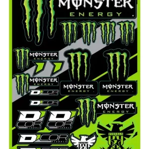 D'COR Visuals Monster Energy Decal Sheet Exclusive