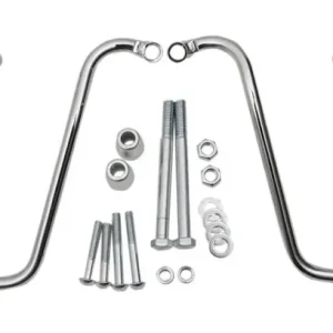 Bulk Order Drag Specialties Saddlebag Support Brackets For Harley Dyna 2008-2017 Chrome [Open Box]