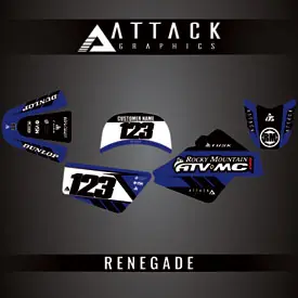 Modern Attack Graphics Custom Renegade Complete Bike Graphics Kit