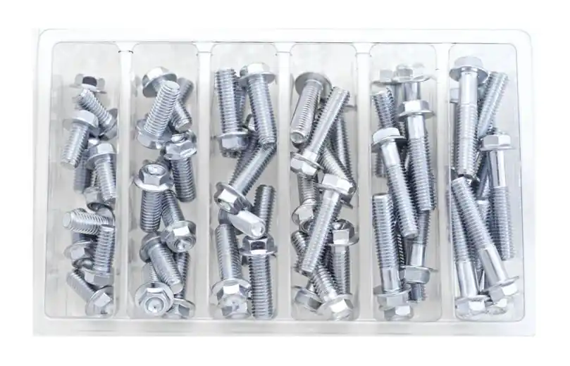 Bolt Hardware Hex Flange Bolt Assortment Pack Crafted