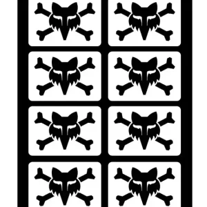 Fox Racing Victory Logo Sticker Pack Discount