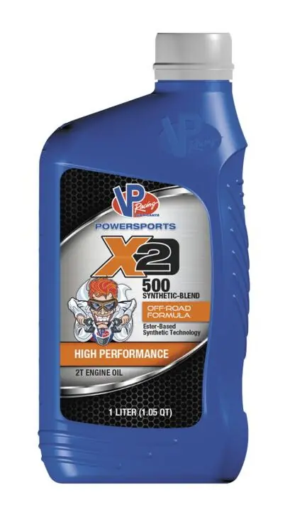 VP Racing X2 500 Semi-Synthetic Two-Stroke Oil (1L) New Release