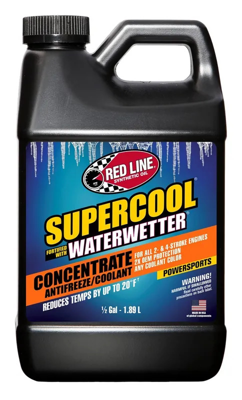 Red Line Supercool Concentrate Powersports Antifreeze Fan Favorite