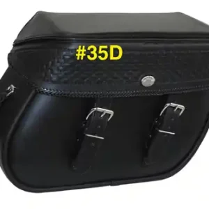 Boss Bags #35 for Dyna '94-up -Basket Weave on Lid Fresh Stock