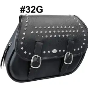 Crafted Boss Bags #32 for Dyna '94-up -Gambler Stud Pattern