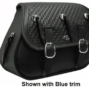 Boss Bags #32 for Dyna '94-up Basket Weave w/ Conchos Trusted Brand