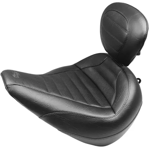 Mustang Touring Solo Seat with Backrest No Minimum Order