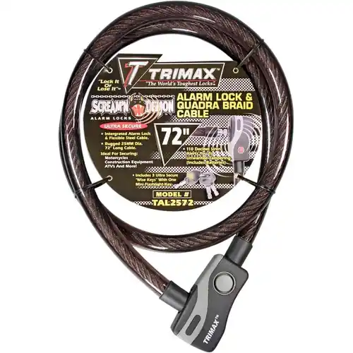 Trimax Alarm Cable Lock Markdown