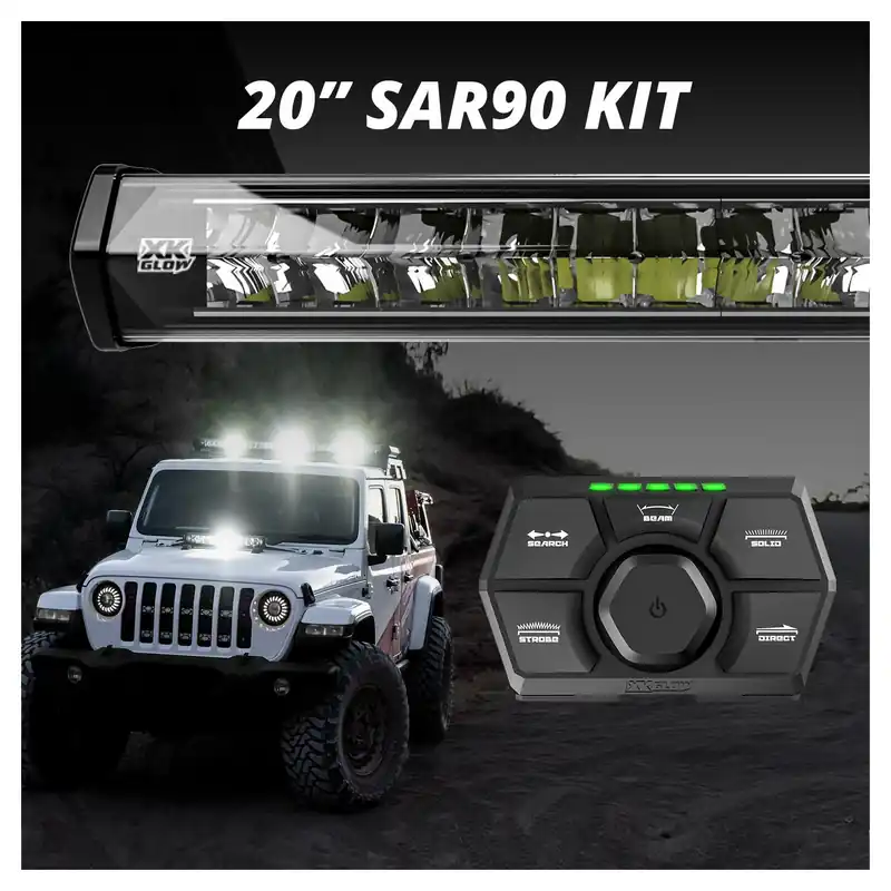 XKGlow 20" SAR 90 Emergency Light Bar Kit Save Now