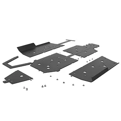Certified Seizmik UHMW Skid Plate With Rock Sliders
