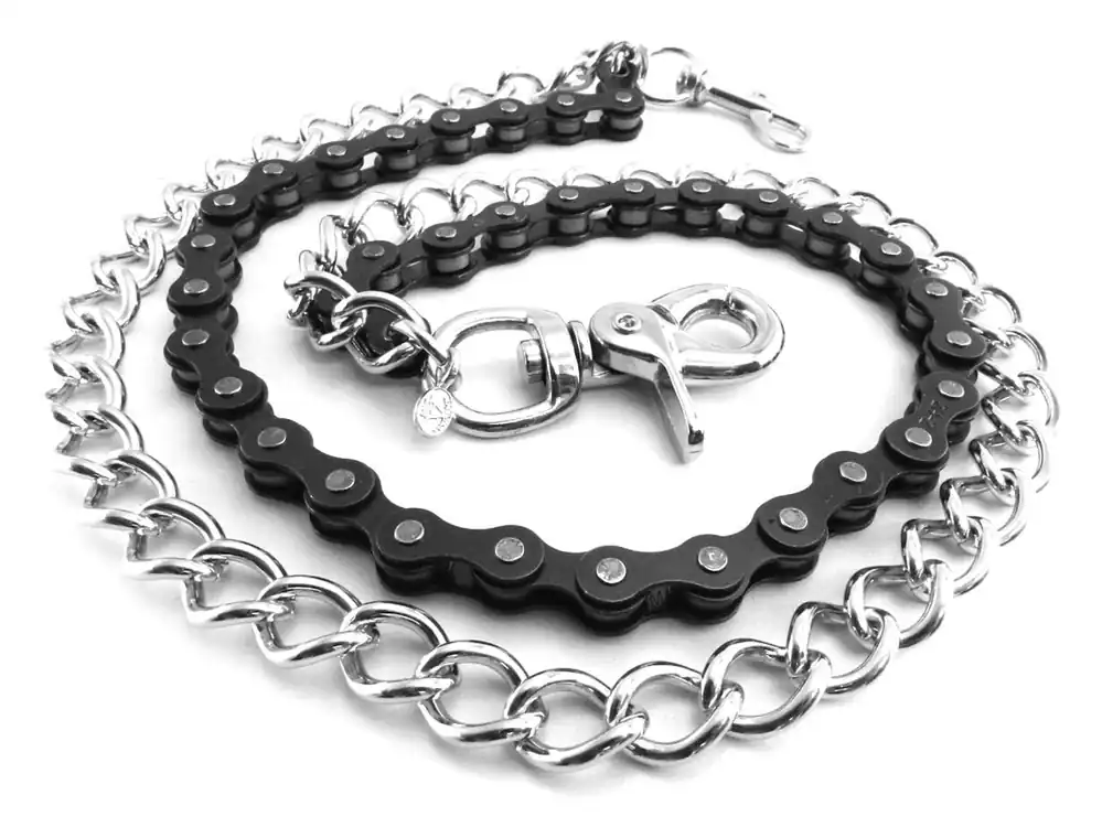 Special Discount AMiGAZ 18" Bike Chain & Shackle 23" Double Wallet Chain