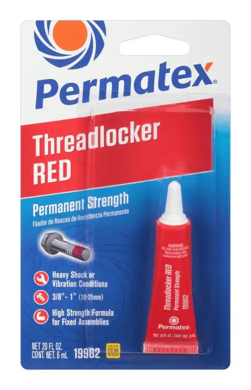 Permatex Permanent Red Threadlocker Genuine