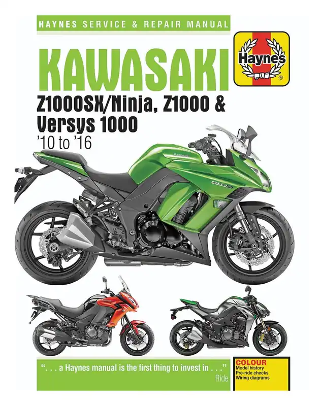 Holiday Sale Haynes Manuals Kawasaki Ninja 1000 / Versys 1000 / Z1000 2011-2019 Repair Manual