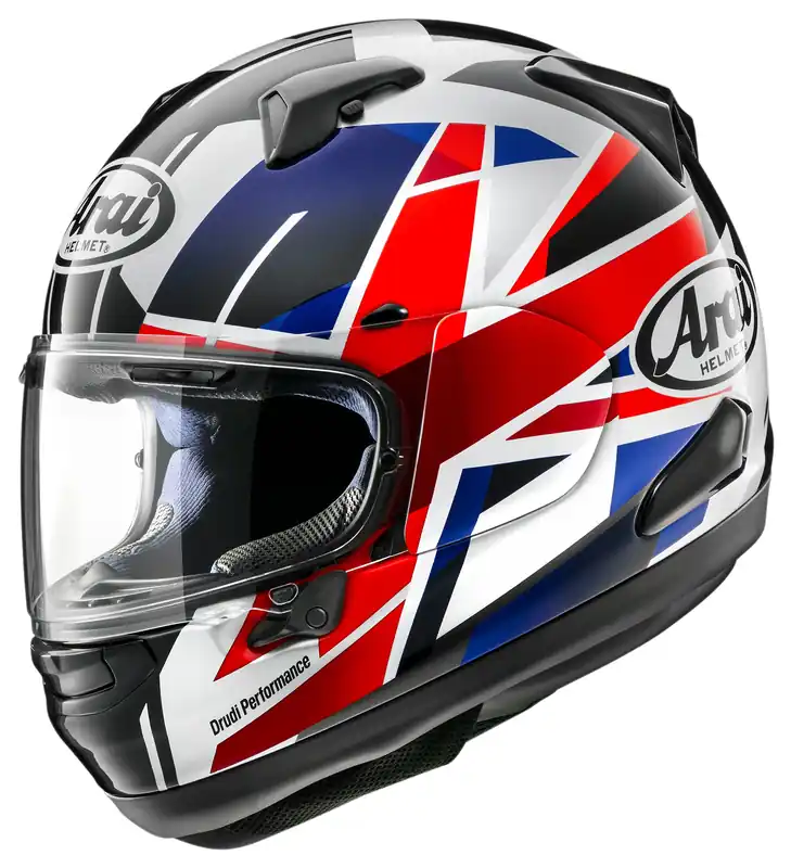 Last Chance Arai Signet-X UK Flag Helmet - Snell 2020