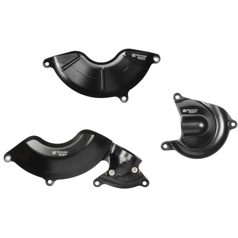 Billet Aluminum Engine Case Savers by Bonamici Aprilia / Tuareg 660 / 2026 Fan Favorite